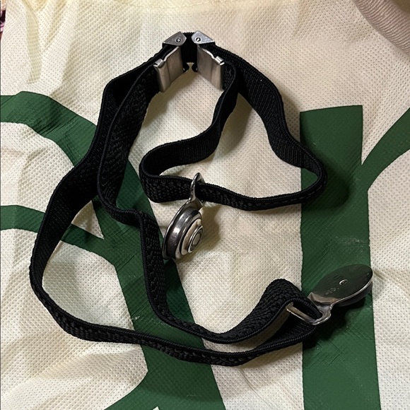 Unique Vintage Black Belt with Silver Accent main image 8